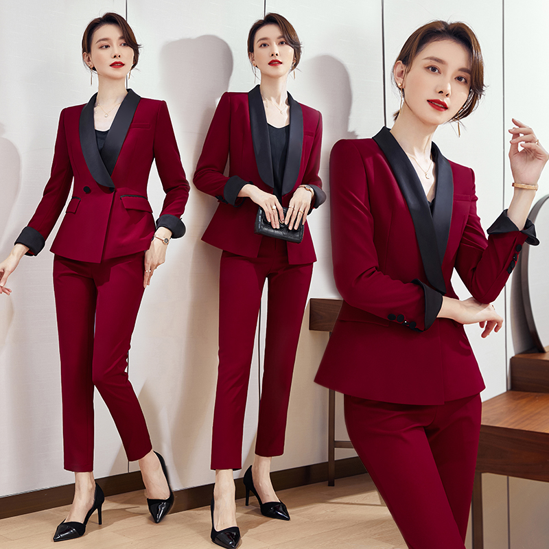 Women Formal Wear Sale - High-End Host Work Coat + Pants