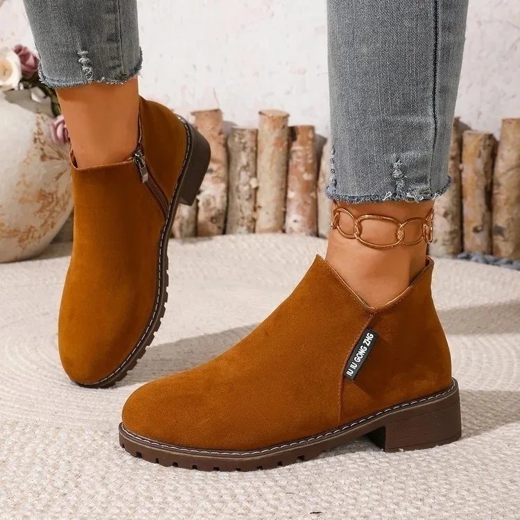 Women Formal Wear Sale - Women Autumn Winter Ankle Boots Side