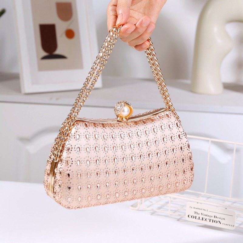 Women Formal Wear Sale - Diamond-Encrusted Water Drop Handbag Women's Elegant