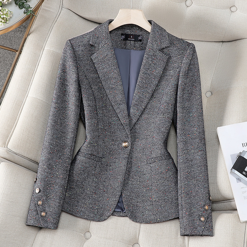 Office Ladies Blazer Women Jac - Women Formal Wear With Blazer 评论和价格