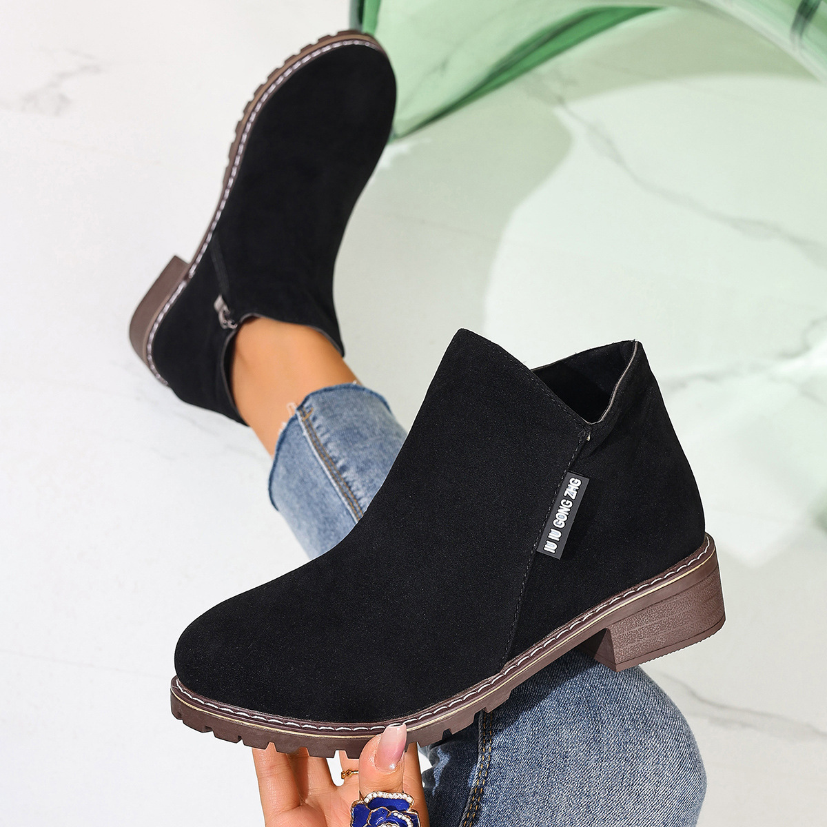Women Autumn Winter Ankle Boot - Women Formal Wear Heels 评论和价格