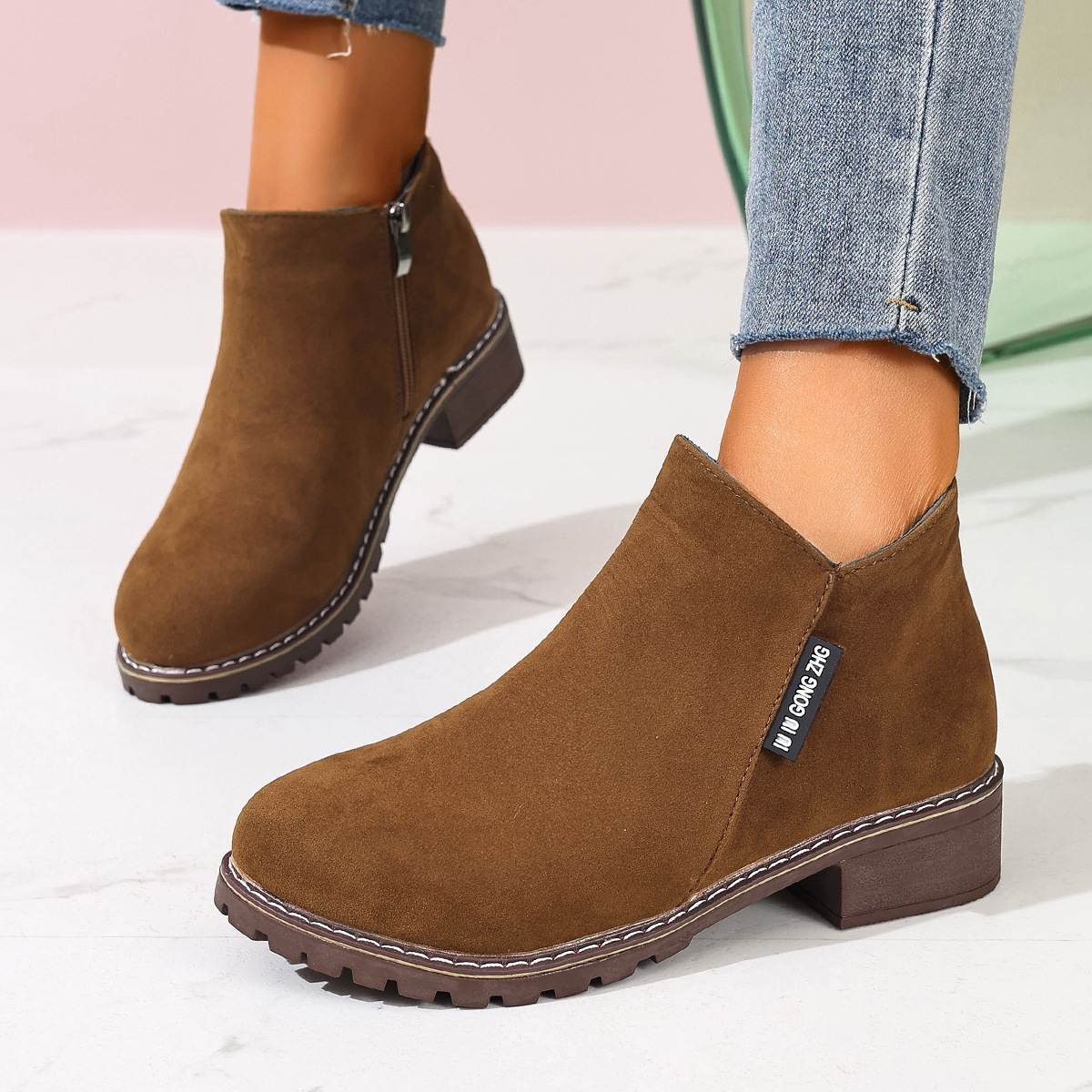 Women Autumn Winter Ankle Boot - Women Formal Wear Heels 评论和价格