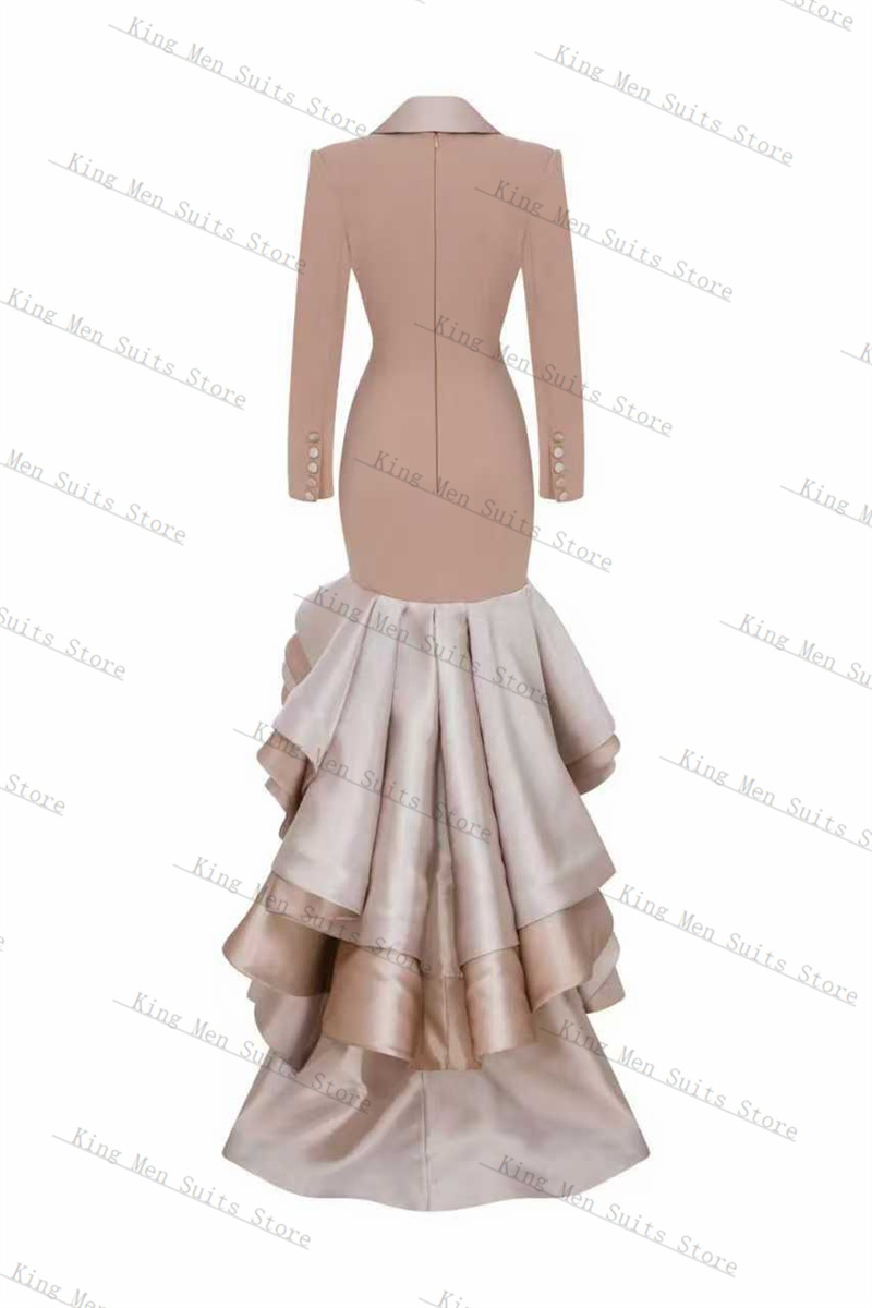 Champagne Women Suits 1 Piece  - Women'S Formal Jackets To Wear With Dresses 评论和价格