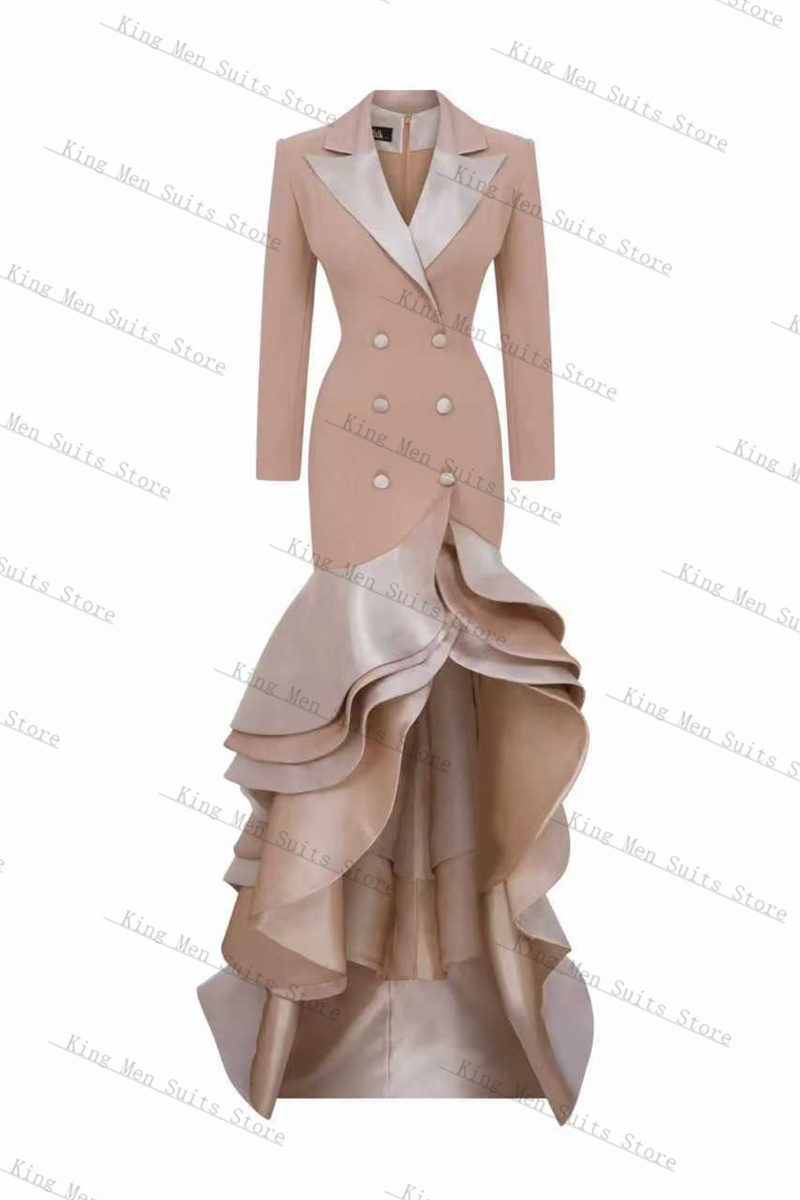 Champagne Women Suits 1 Piece  - Women'S Formal Jackets To Wear With Dresses 评论和价格