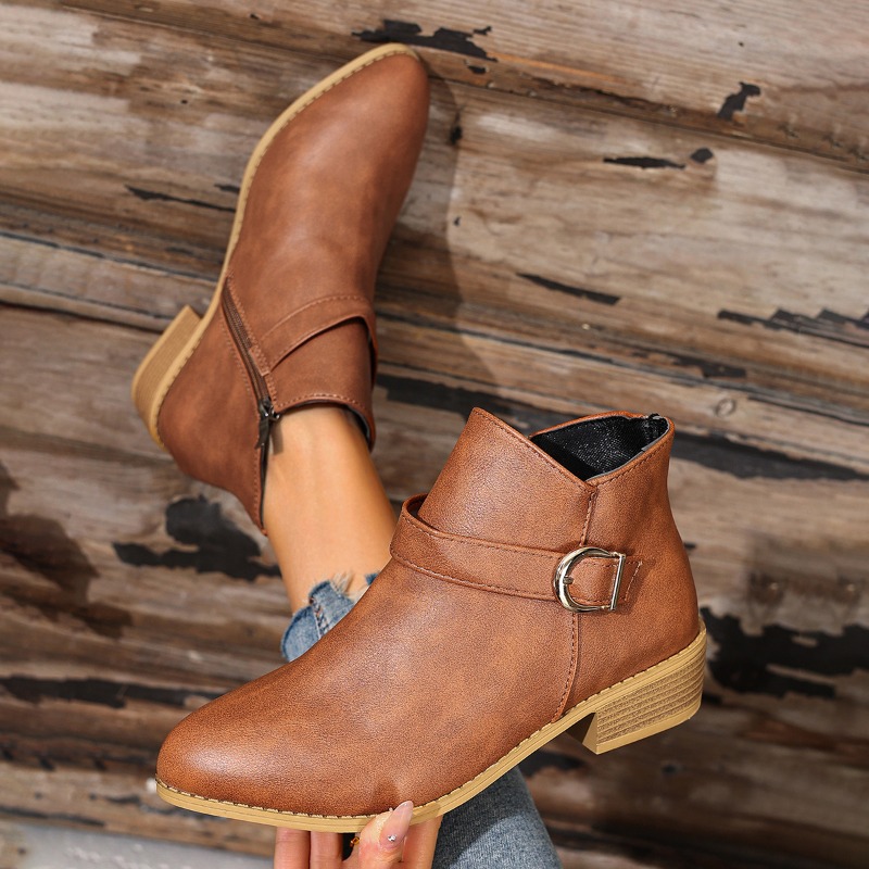 Women's Autumn Winter Ankle Bo - Women Formal Wear Heels 评论和价格