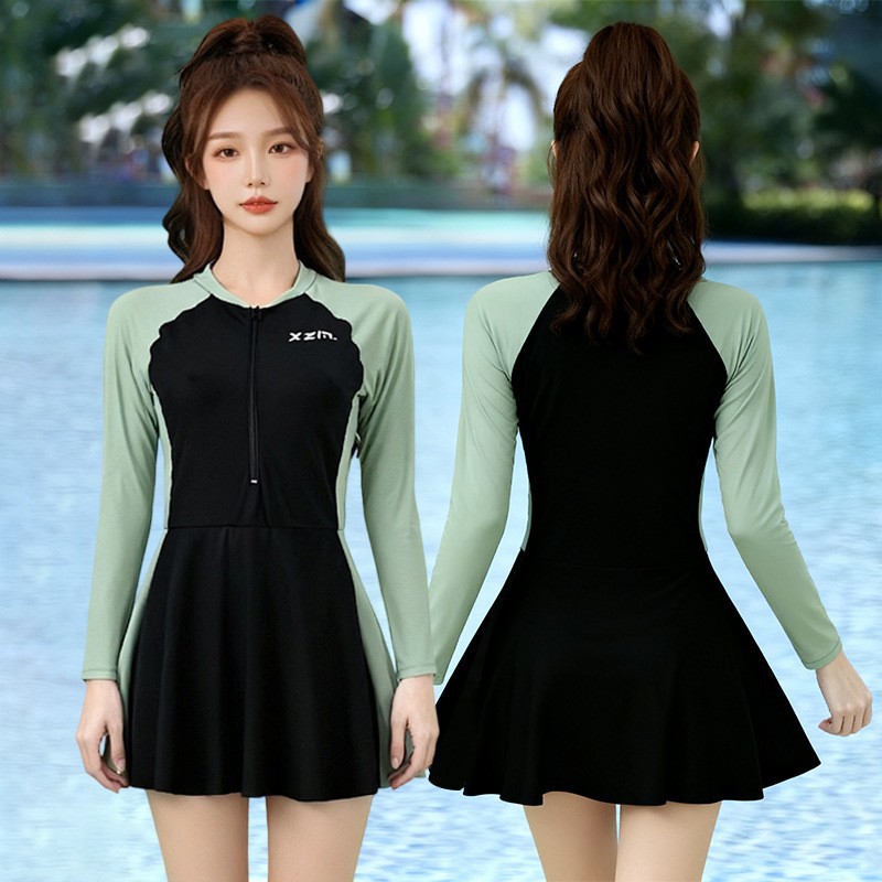 Women Long Sleeve One Piece Sw - Young Women'S Formal Wear 评论和价格