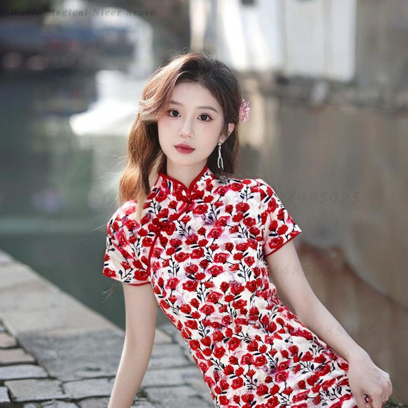 New Summer Red Short Modified  - Young Women'S Formal Wear 评论和价格