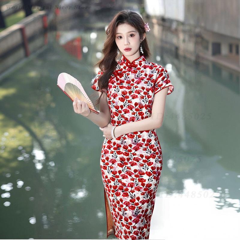 New Summer Red Short Modified  - Young Women'S Formal Wear 评论和价格