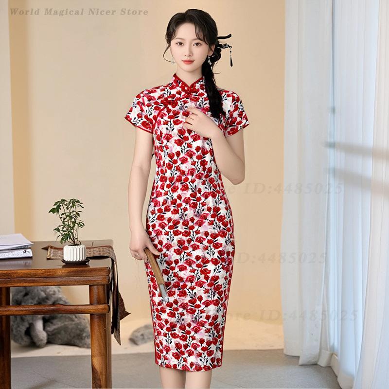 New Summer Red Short Modified  - Young Women'S Formal Wear 评论和价格