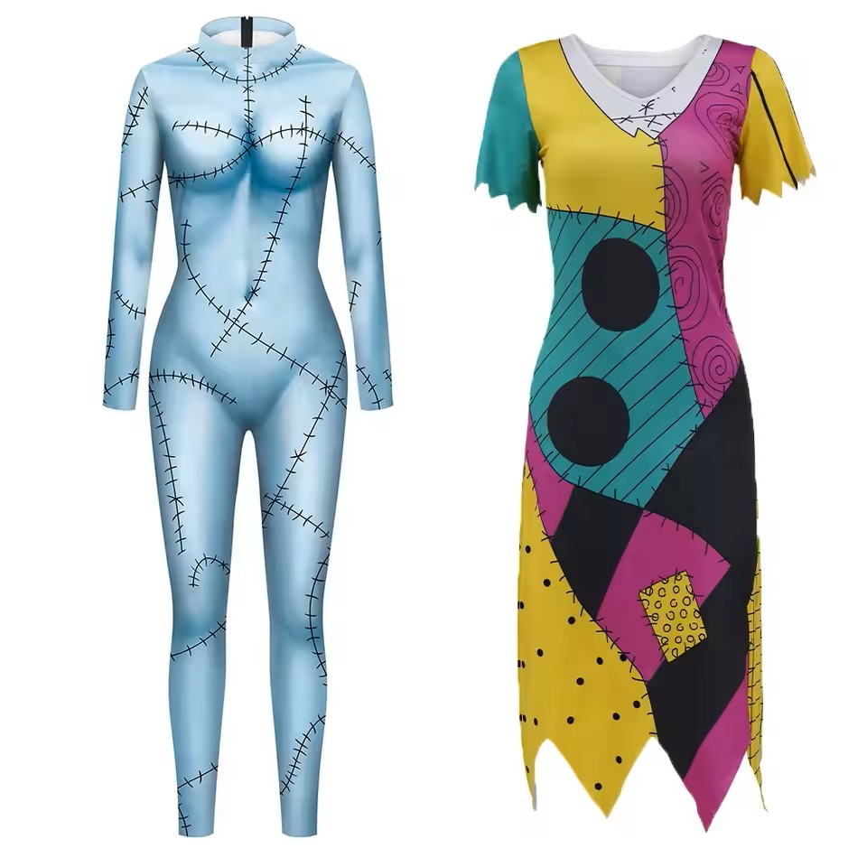Halloween Anime Movie Sally Co - Shift Dress Sleeveless 评论和价格