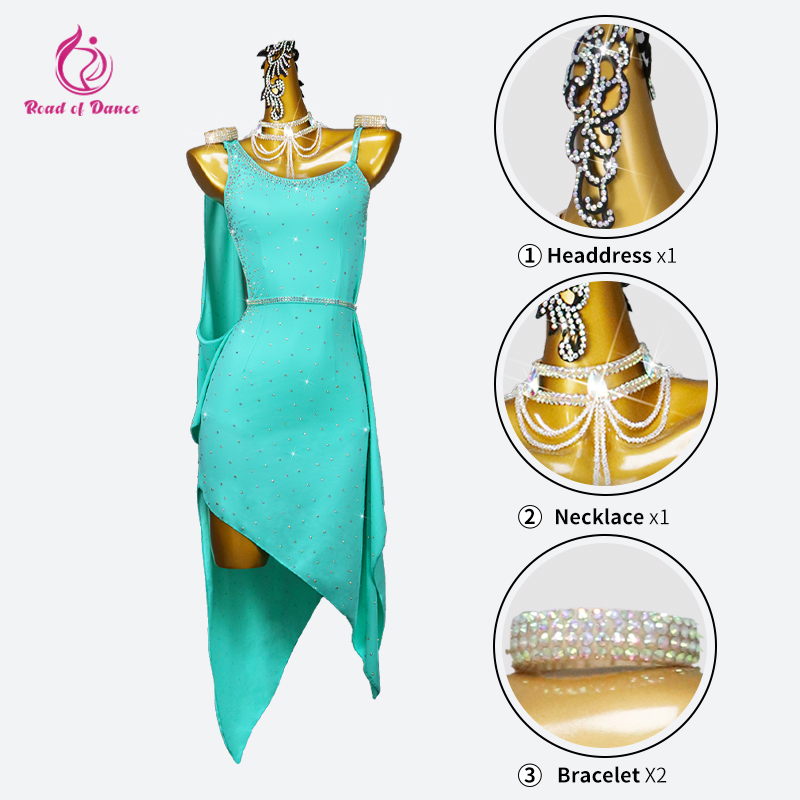 2026 New Latin Dance Dress For - Women'S Formal Wear For Girls 评论和价格