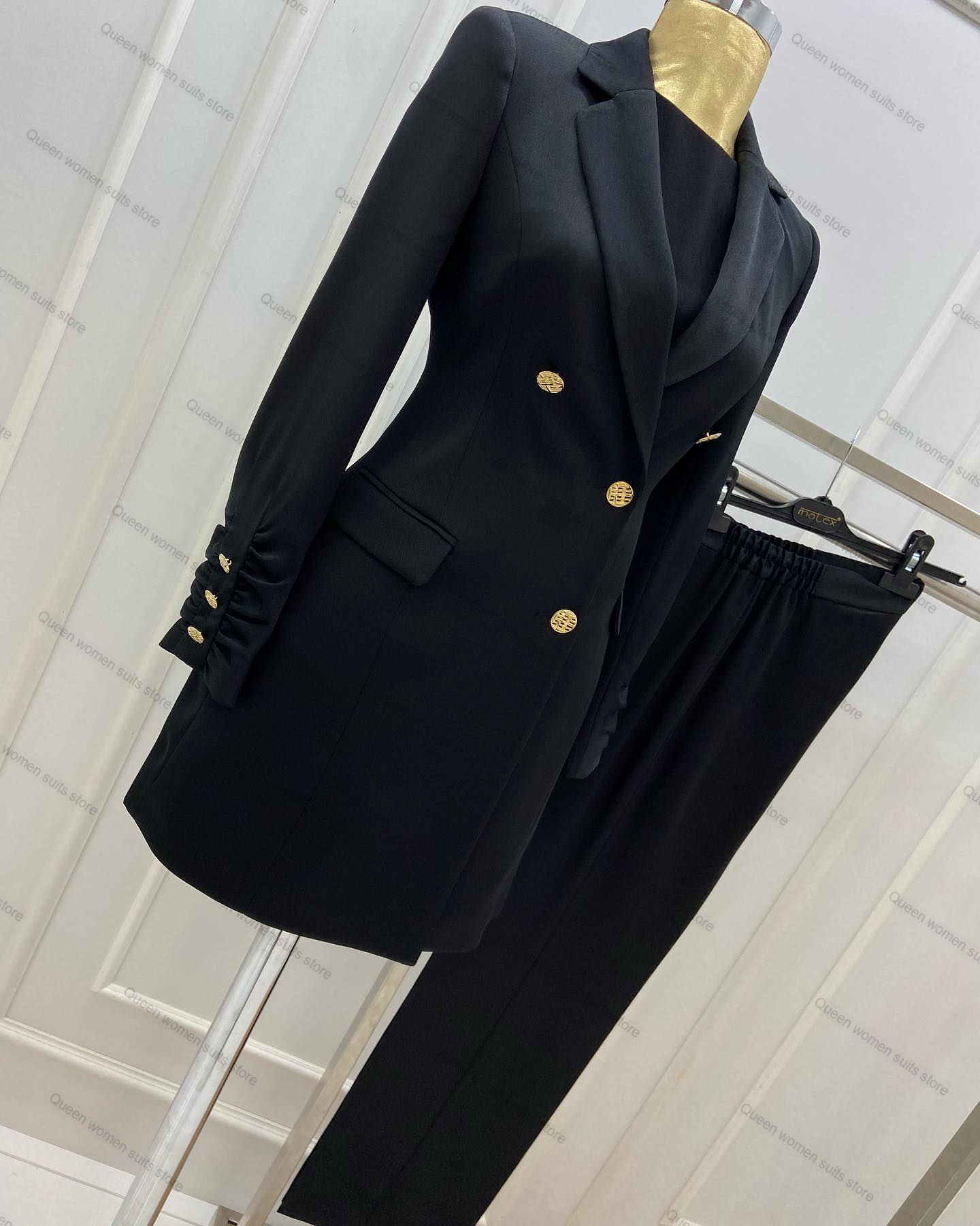 Wedding  Women Pants Suits Set - Women'S Formal Jackets To Wear With Dresses 评论和价格