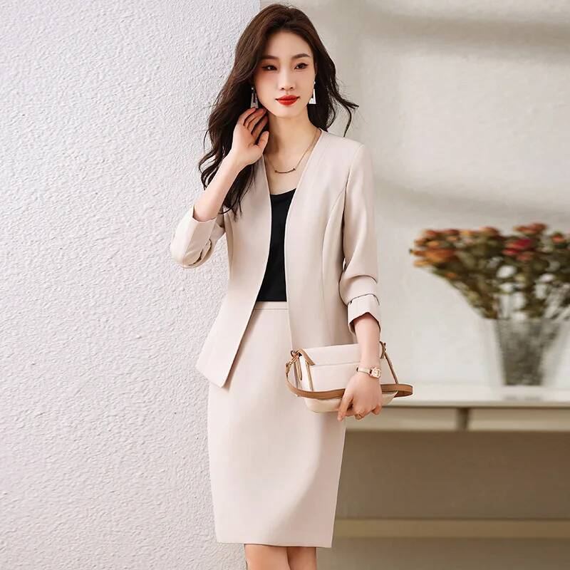 Formal Women Business Suits wi - Women Formal Wear With Blazer 评论和价格