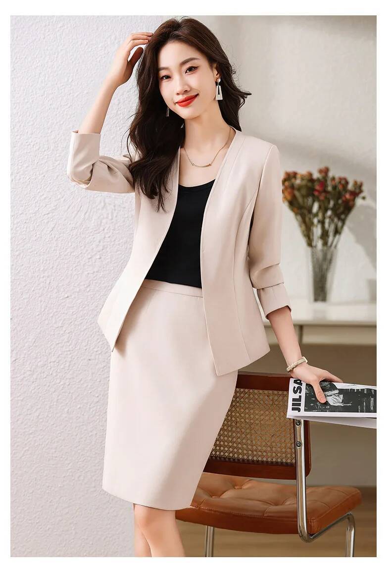 Formal Women Business Suits wi - Women Formal Wear With Blazer 评论和价格