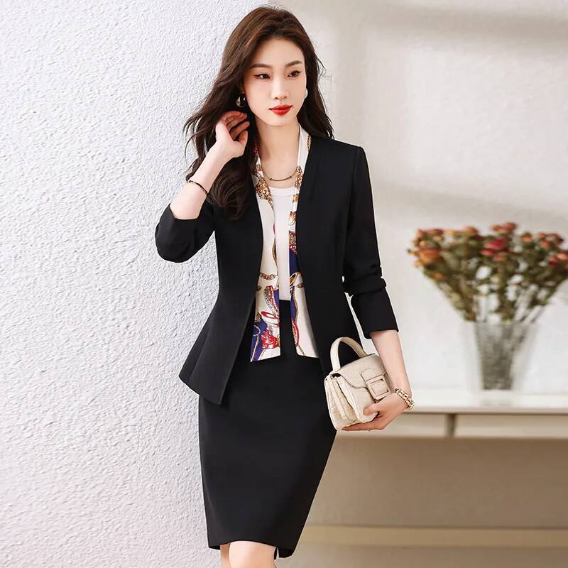 Formal Women Business Suits wi - Women Formal Wear With Blazer 评论和价格