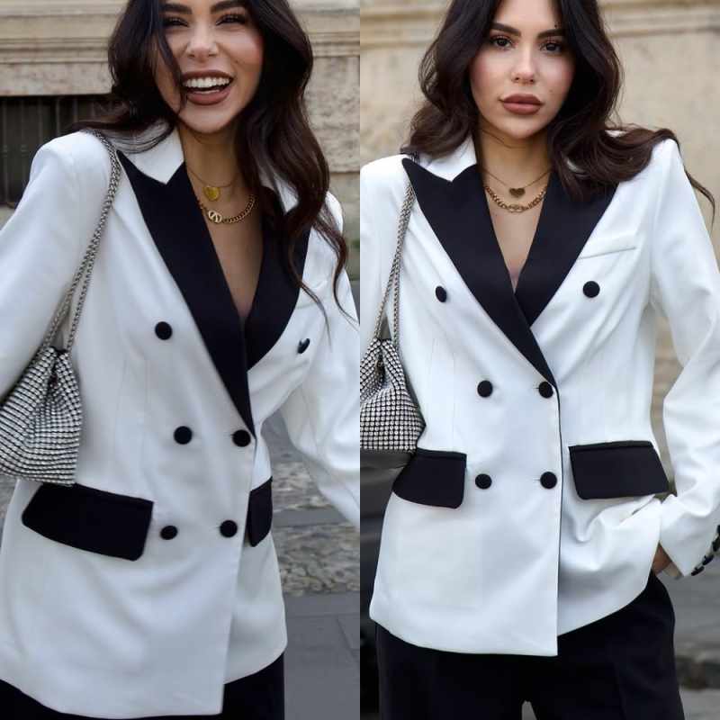 Modern Woman Suits 2 Pieces Bl - Women Formal Wear With Blazer 评论和价格