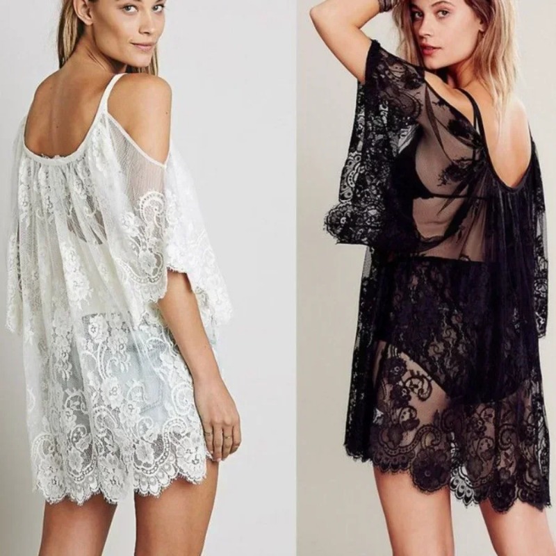 Women Sexy Lace Crochet Cover  - Young Women'S Formal Wear 评论和价格
