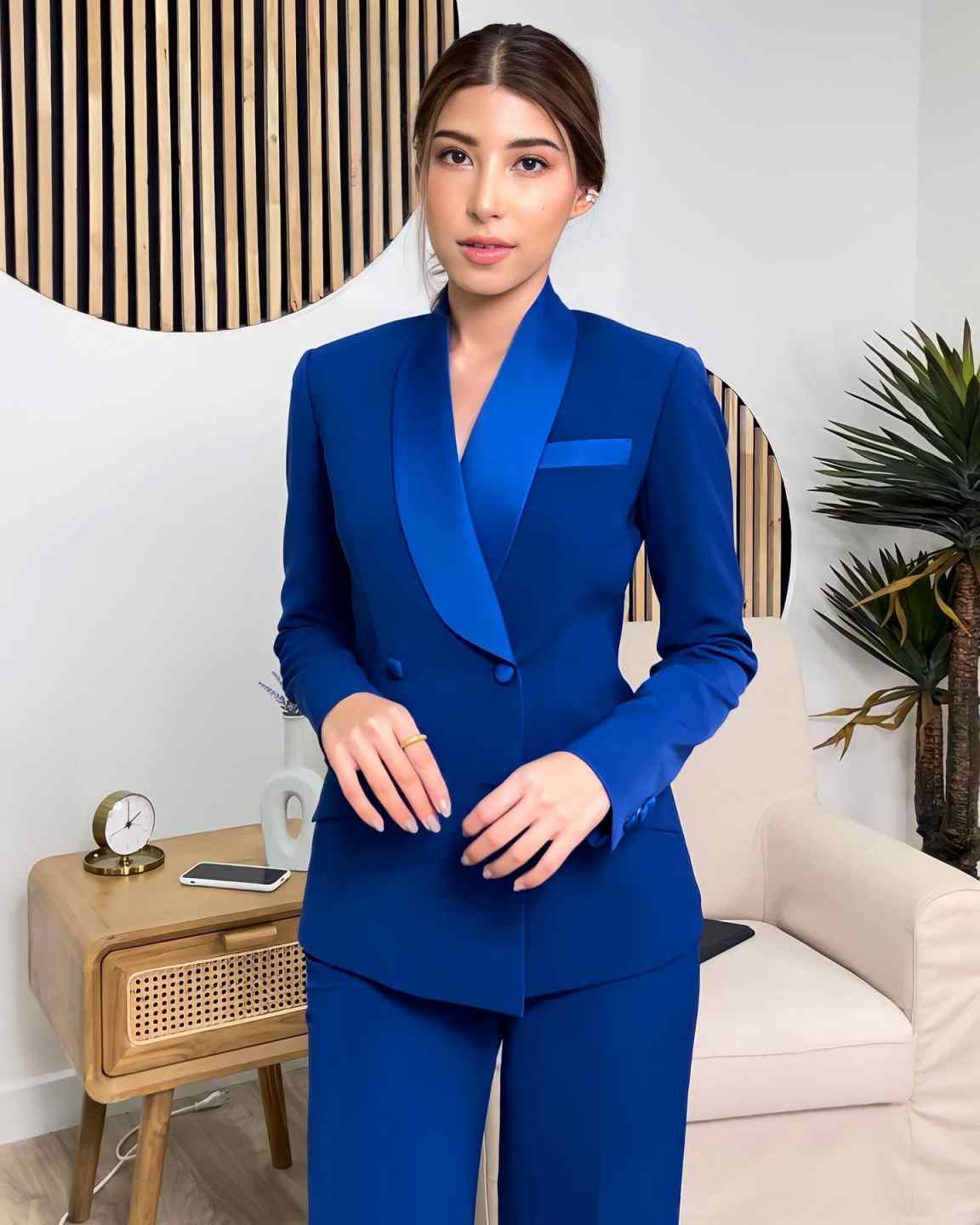 Royal Blue Women Jacket Sets C - Women'S Formal Wear For Girls 评论和价格