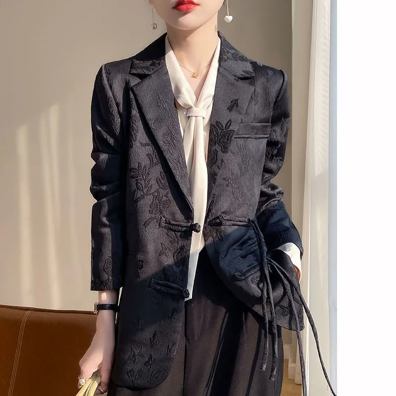 Women's White Textured Blazer  - Women Formal Wear With Blazer 评论和价格