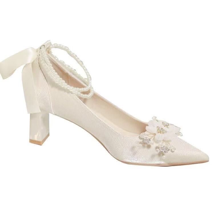 French-style Wedding Shoes, Br - Women Formal Wear For Wedding 评论和价格