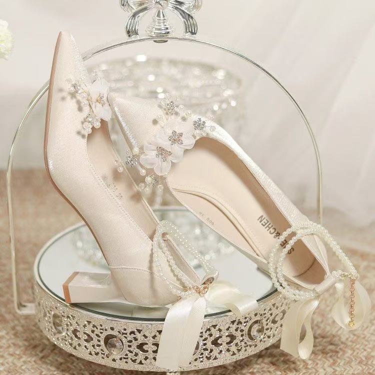 French-style Wedding Shoes, Br - Women Formal Wear For Wedding 评论和价格