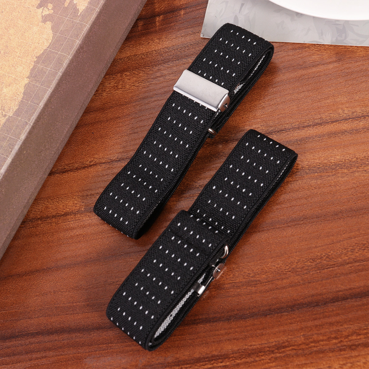 1Pair Anti Slip Shirt Armband  - Women'S Formal Wear For Girls 评论和价格