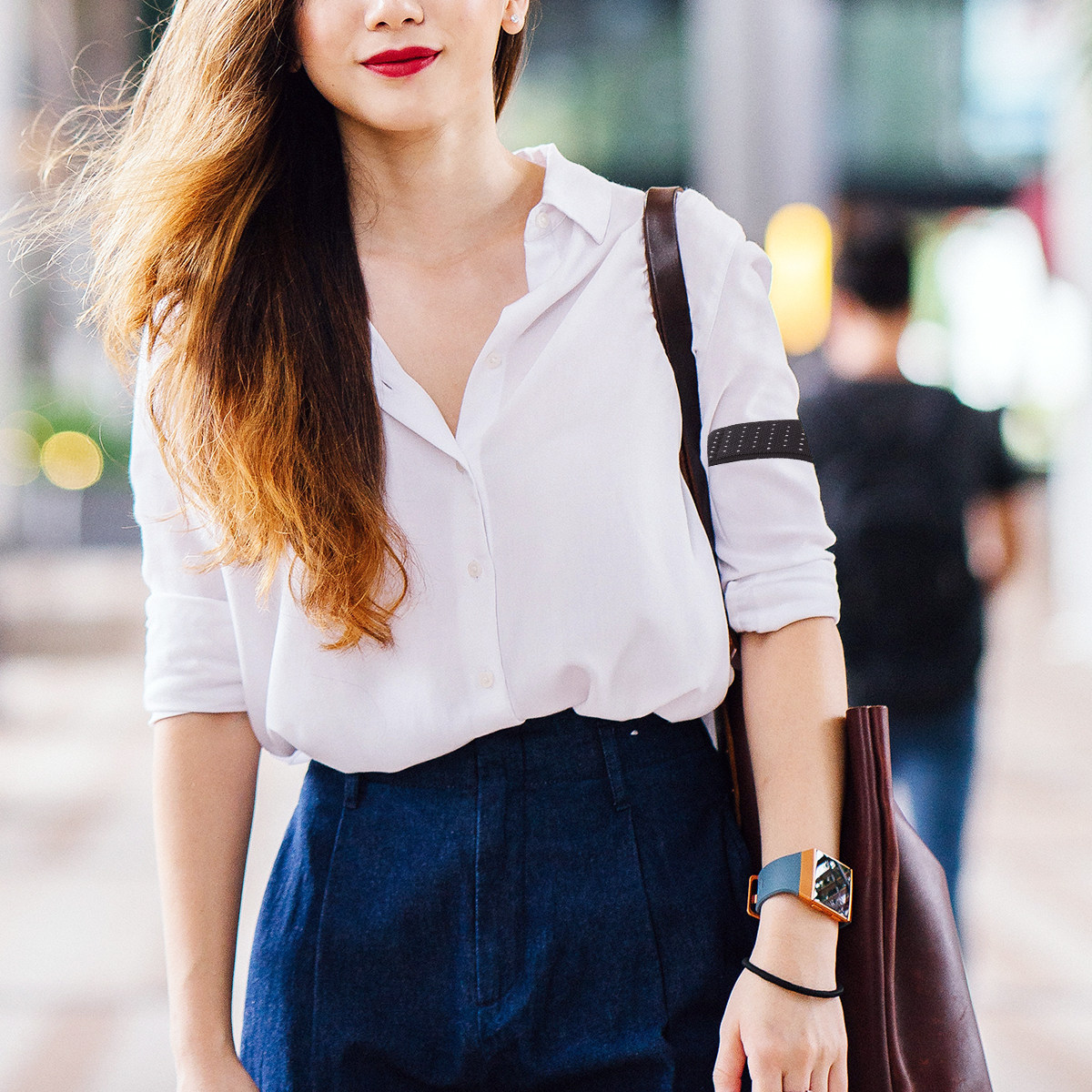 1Pair Anti Slip Shirt Armband  - Women'S Formal Wear For Girls 评论和价格