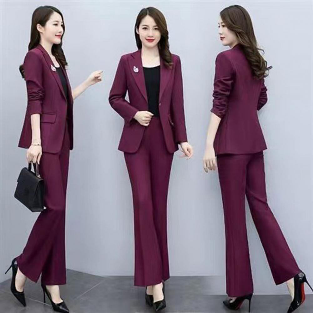 2 Pcs/Set Lady Formal Coat Pan - Women'S Formal Wear Jackets 评论和价格