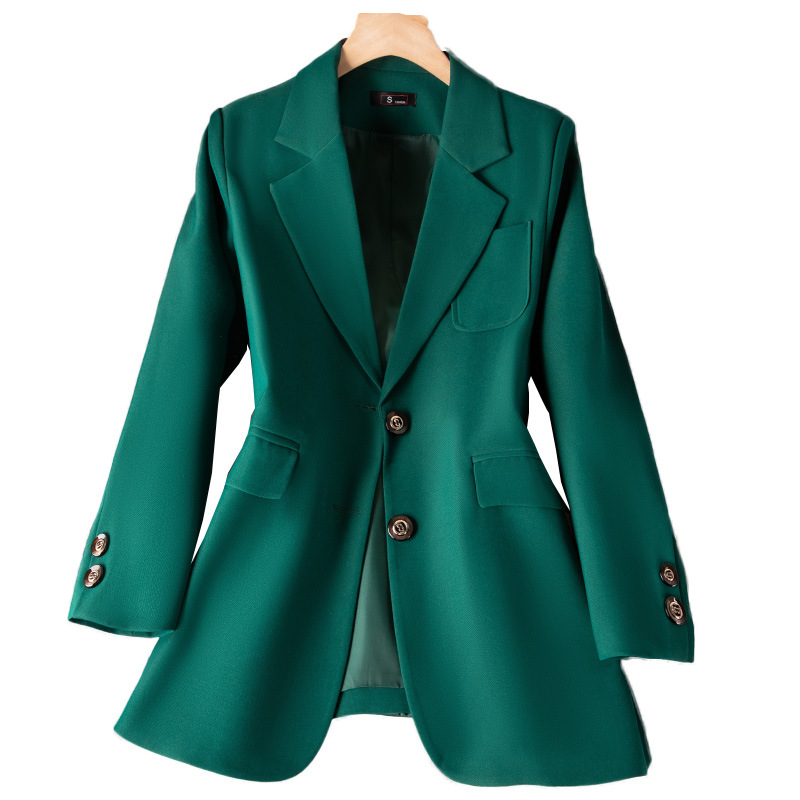 Blue Black Green Women Formal  - Women Formal Wear With Blazer 评论和价格