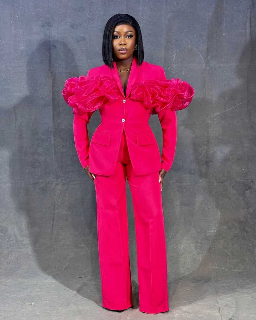 Customized Hot Pink Women Pant - Women'S Formal Jackets To Wear With Dresses 评论和价格